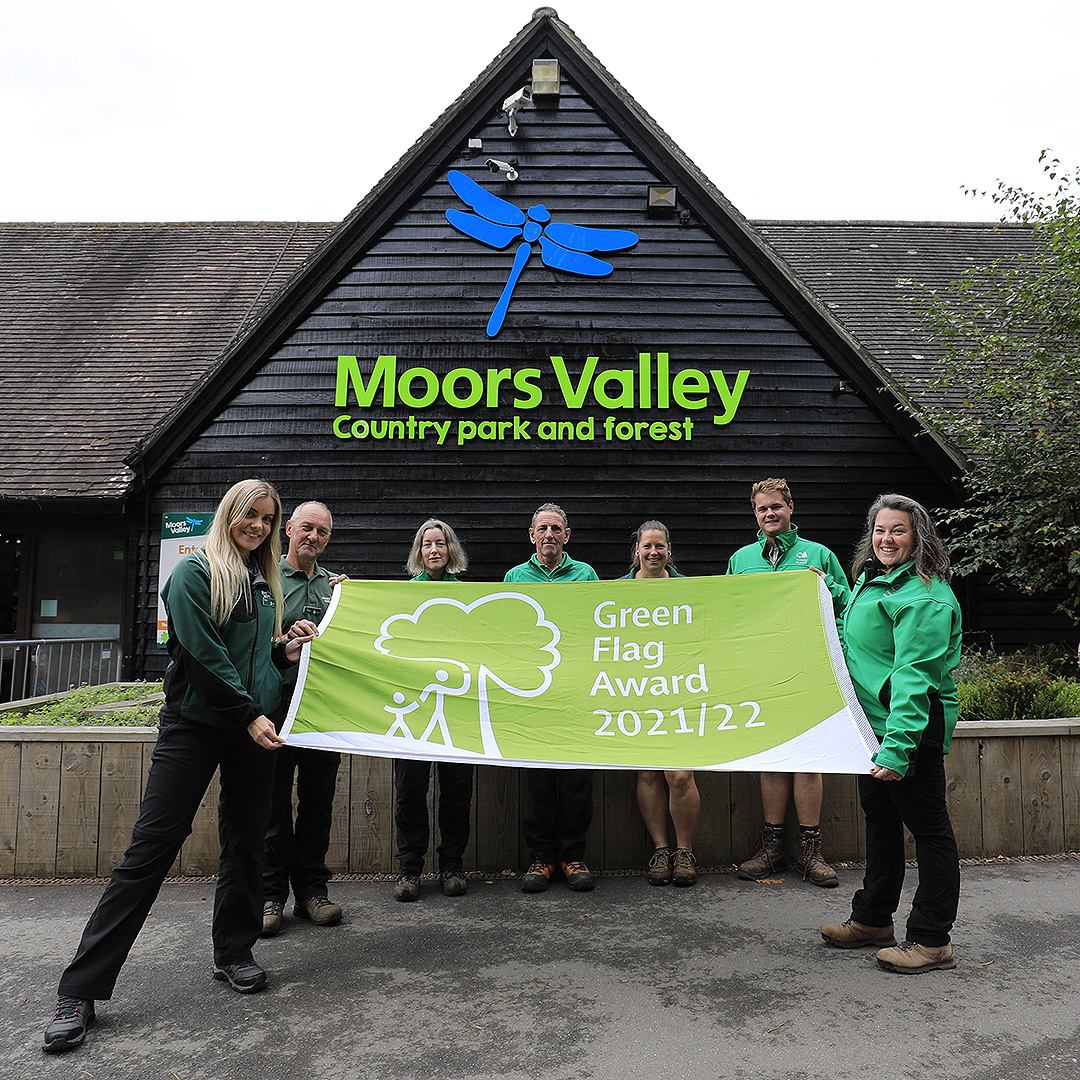 Moors Valley Celebrates Green Flag Award 2021
