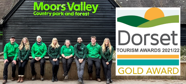 Outstanding success for Moors Valley at the Dorset Tourism Awards (February 2022)