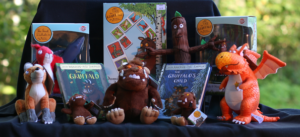A selection of Zog, Gruffalo and Stickman toys