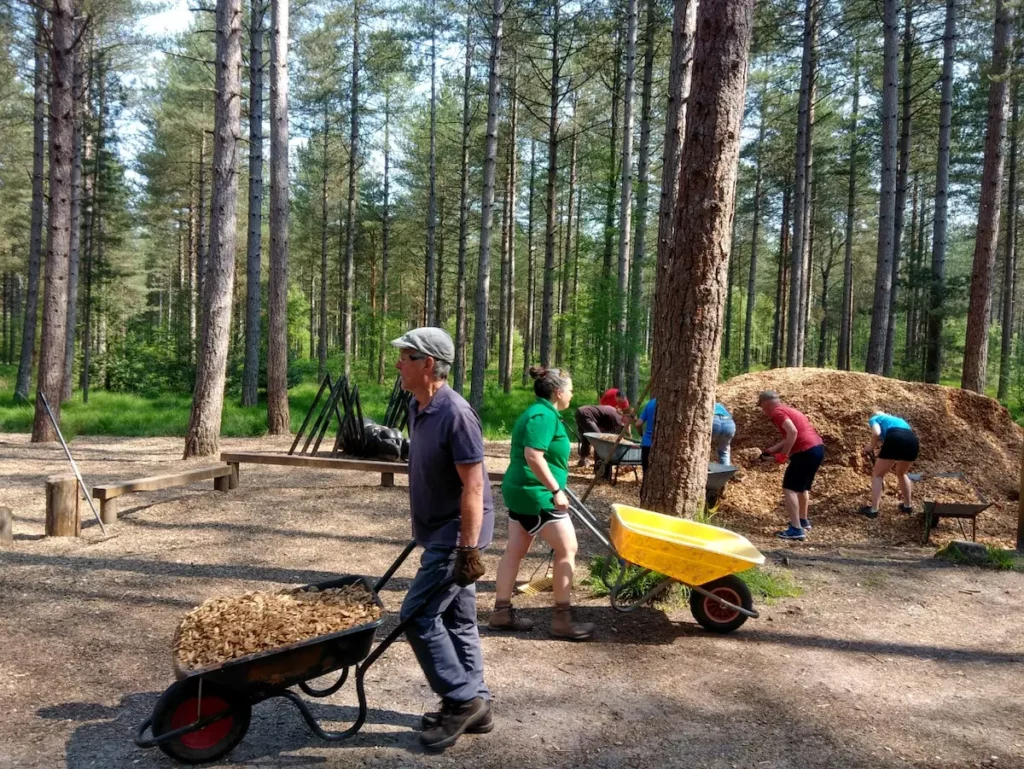 Volunteers Play Trail